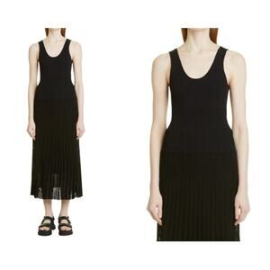 Maria McManus Black Rib Tank Size Small NWT $480 MSRP